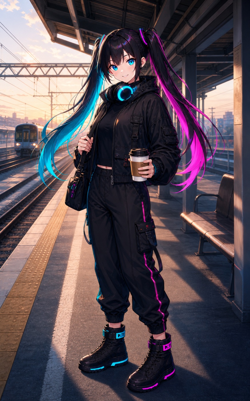 始発前の静けさを描いたDJ RUGA